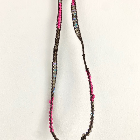 American Eagle beaded leather wrap bracelet - Picture 3 of 7